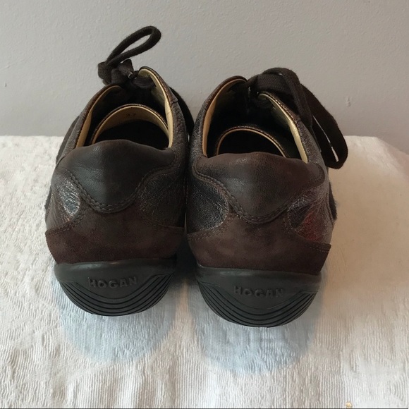 HOGAN Brown Fur Sneakers EU 37 US 7 - Picture 3 of 6